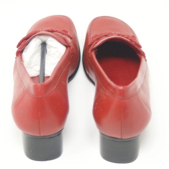 Women's Pumps Red Shoes Size 7 N NIB 1 Inch Heel - Picture 5 of 6